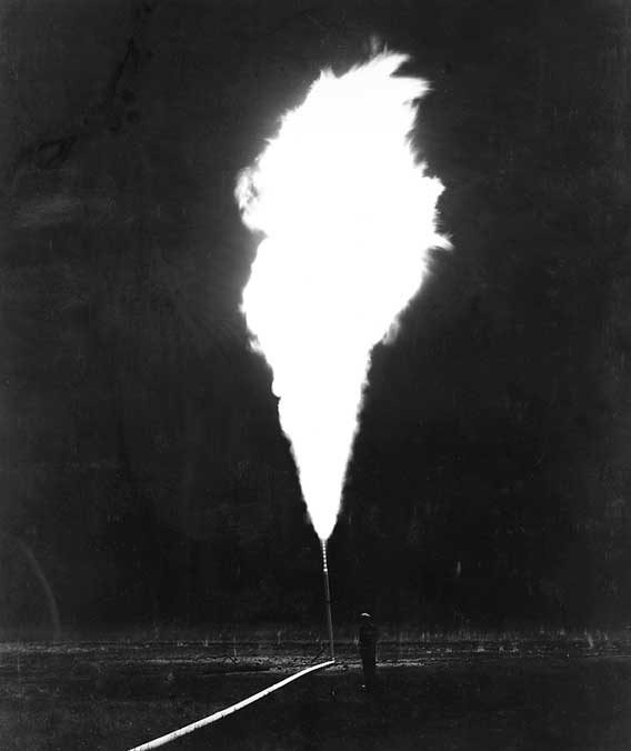 Home Well no. 2 flame