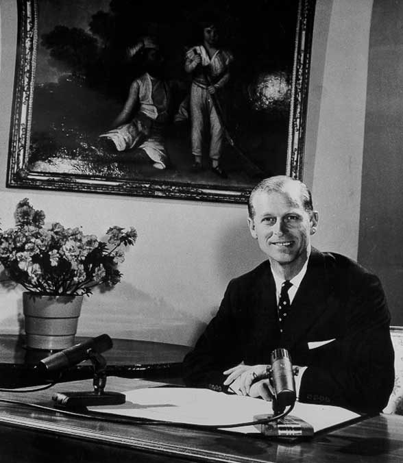 A picture of Prince Philip taken during the Royal visit in which he accompanied Queen Elizabeth to Ottawa to open the 23rd Parliament of Canada