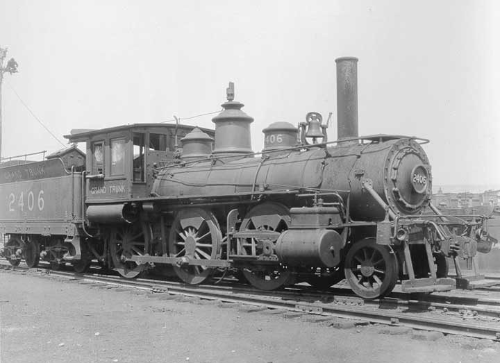 Grand Trunk Railway steam locomotive no. 2406