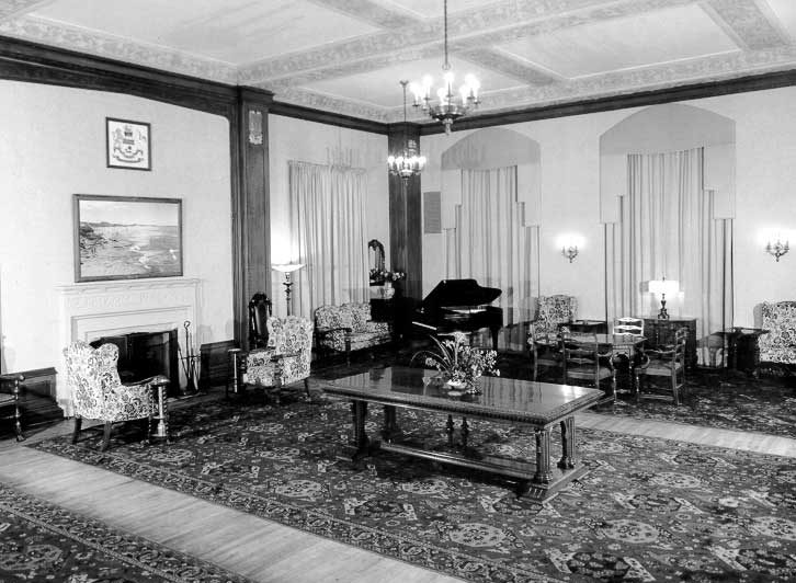 Tudor lounge in the Charlottetown Hotel