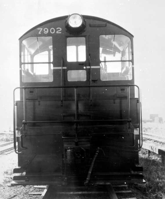 GTW Western diesel electric no.7902, rear view