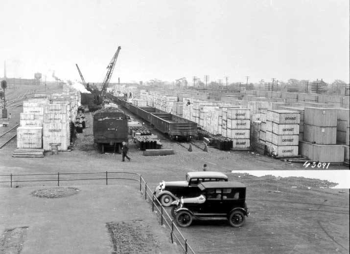 CN war materials distribution yard