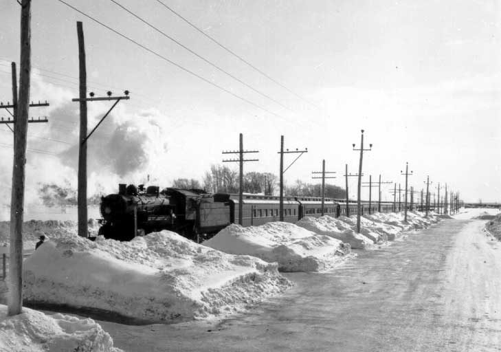 Passenger train enroute for Cherrier Munitions Plant