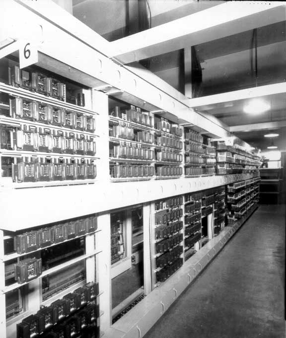 Battery room of the Wellington Tower