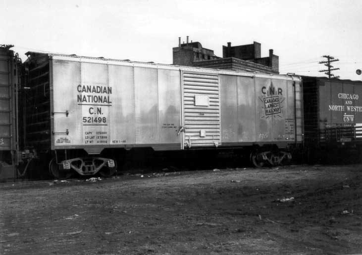 CN aluminum box car 521498
