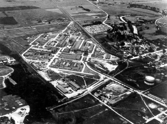 Aeriel view of St. Malo shops