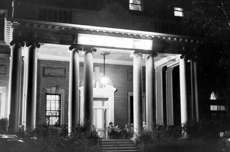 Charlottetown Hotel at night