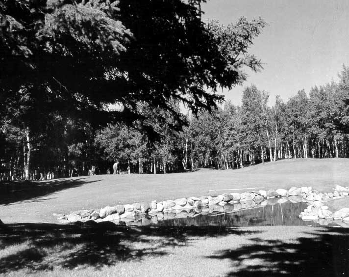 Teeing off, Prince Albert National Park