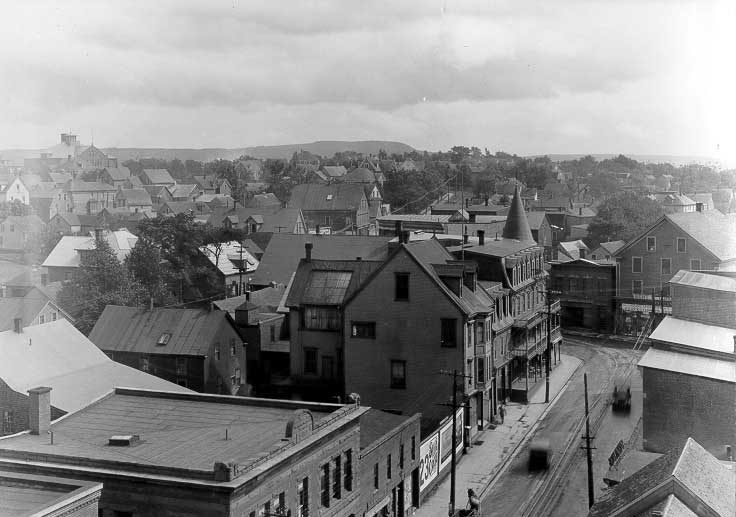 Aerial view of New Glasgow, N.S.
