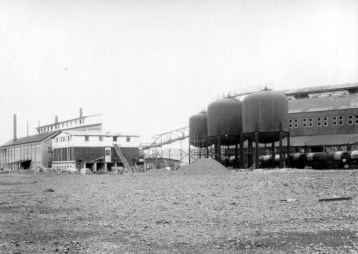 Sulphuric acid plant at the Mond Nickel Co. Coniston Mine