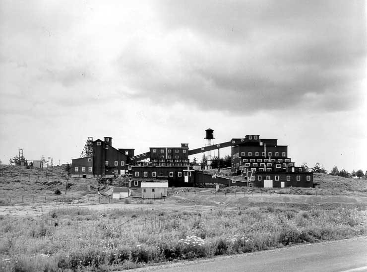 Rear view of the Paymaster Mine