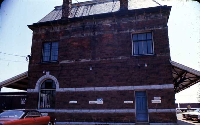 Side view of Charlottetown Station