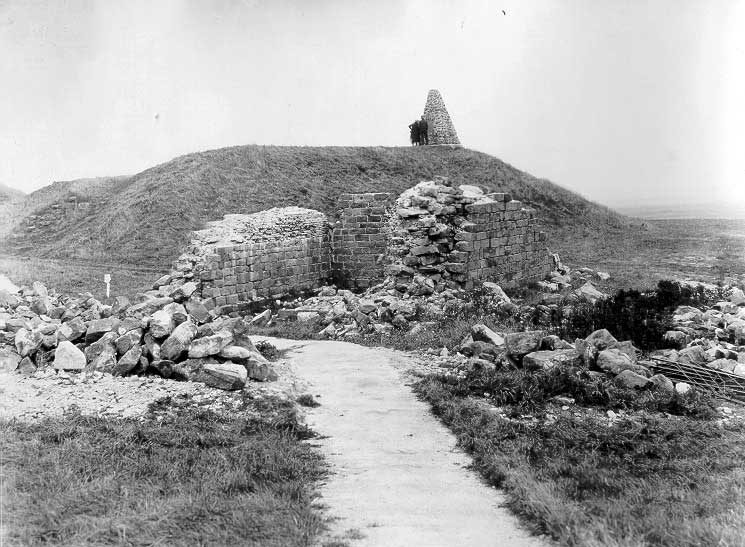 Visitors inside Fort Beausejour, New Brunswick