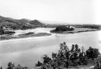 Scenic view of Restigouche River