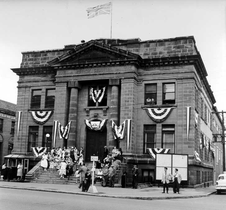 Decorated City Hall, Moncton