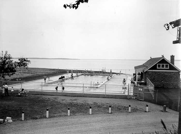 Salt water swimming pool within Fundy National Park