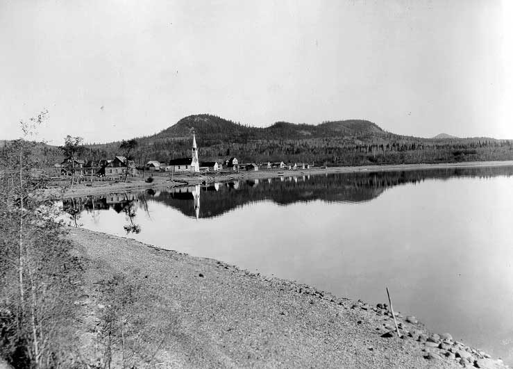 Aboriginal mission village on Stuart Lake