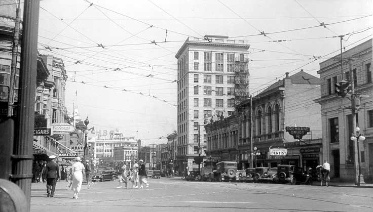 Buildings along Douglas Street, Victoria, B.C.
