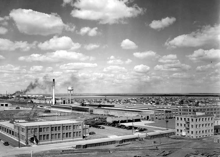 Industrial section of Regina, Saskatchewan