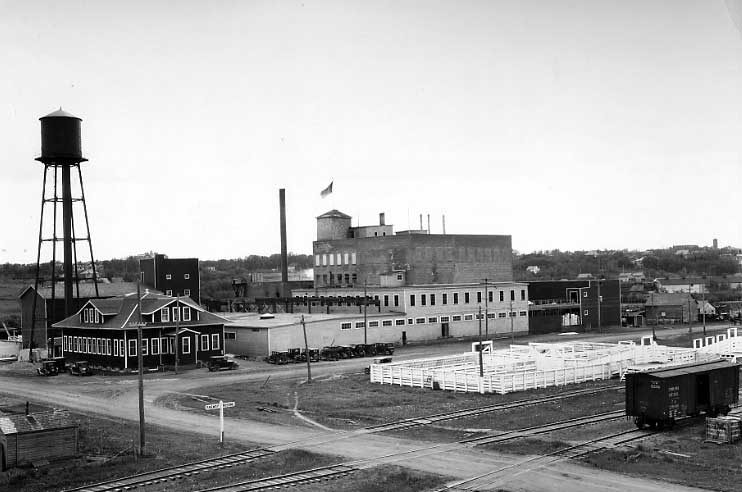 Industrial section of Prince Albert, Saskatchewan