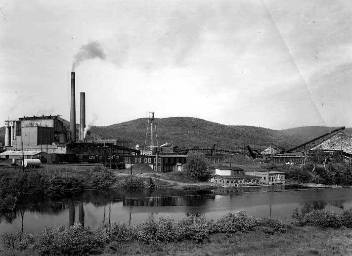 Exterior view of Fraser Paper Mill