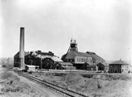 View of the Allan Shaft, Acadia Coal Company
