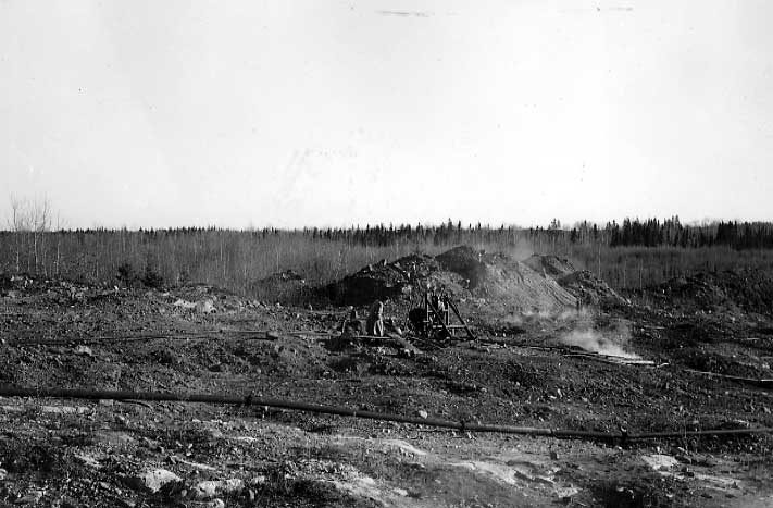 Diamond drilling, Sherridon, Manitoba