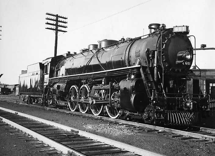 Central Vermont Railway U-1-a steam locomotive 601