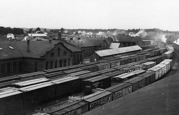 Central Vermont Railway St. Albans freight yards