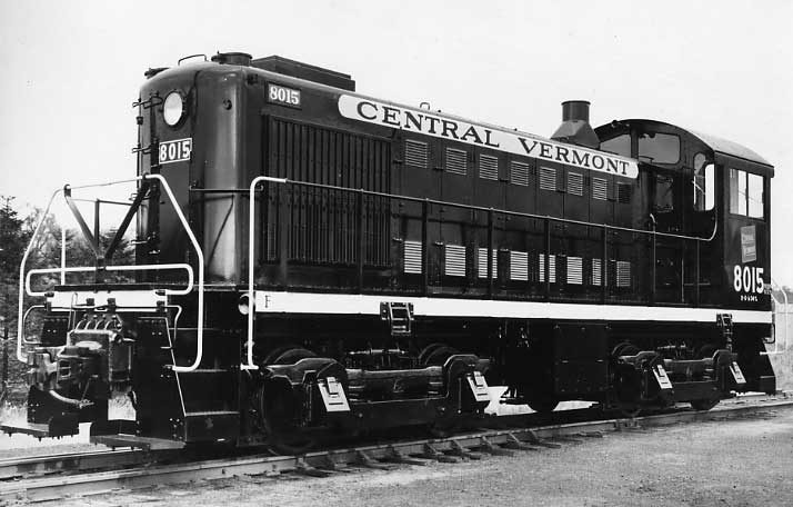 Central Vermont Railway S4 diesel locomotive 8015