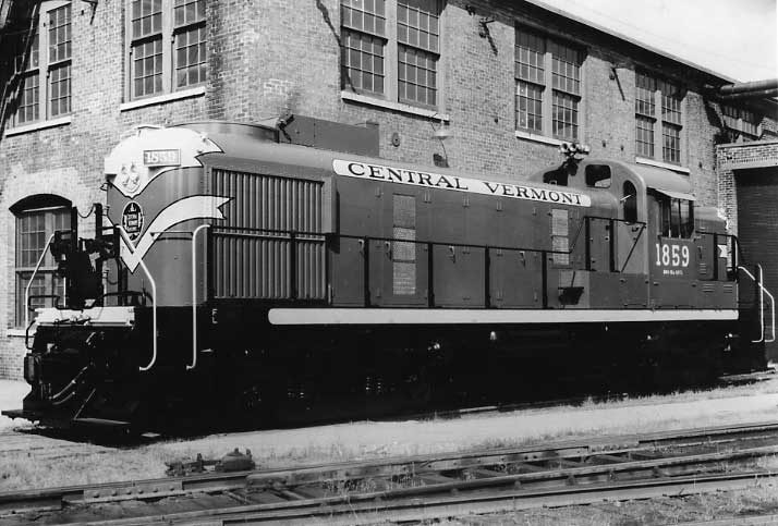 Central Vermont Railway RS3 diesel locomotive 1859, built by Alco