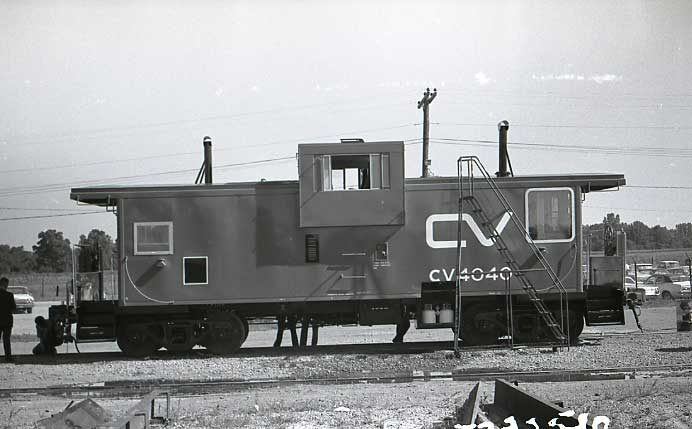 New caboose 4040 for the Central Vermont Railway