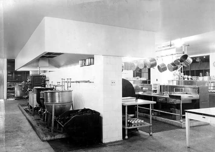 Kitchen within the Bessborough Hotel