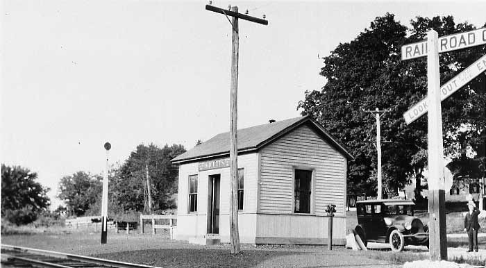 Orcutts, Connecticut station, Central Vermont Railway