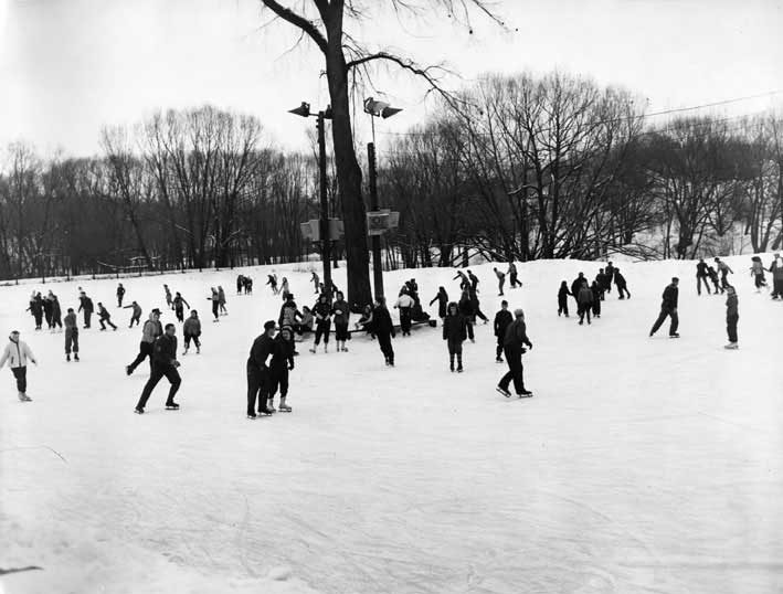Skating at Jolly Miller Rink