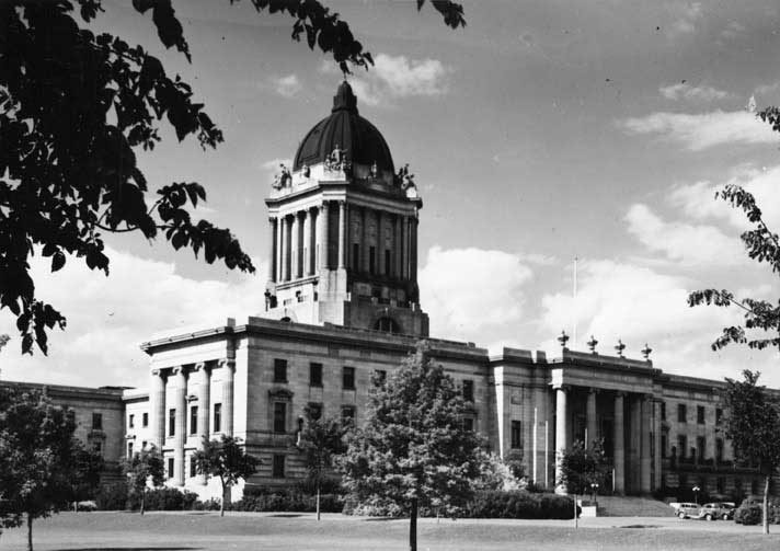 A view of the Manitoba Legislative Buildings, Winnipeg