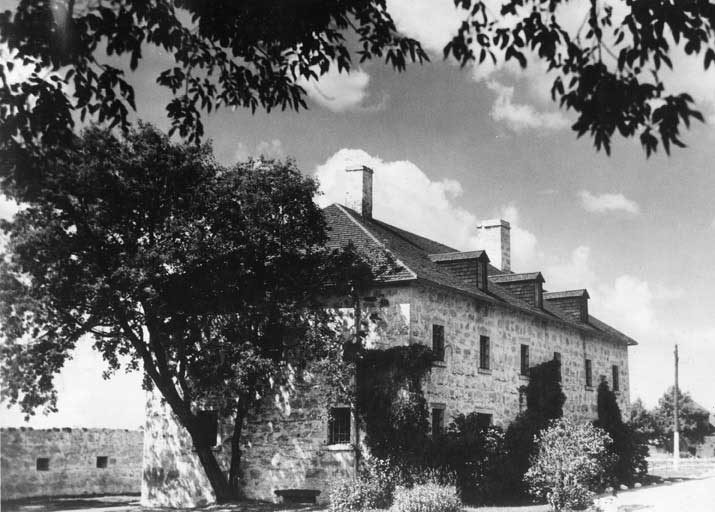 A stone building at Lower Fort Garry