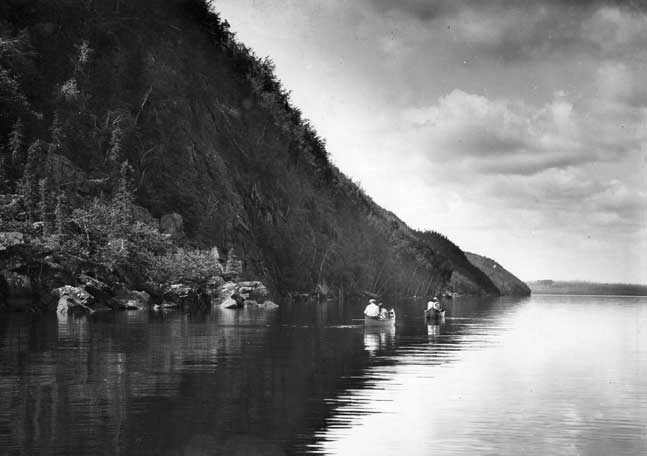 Canoeing on Black Sturgeon Bay