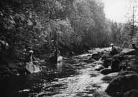 Fishing along the Wabinosh River