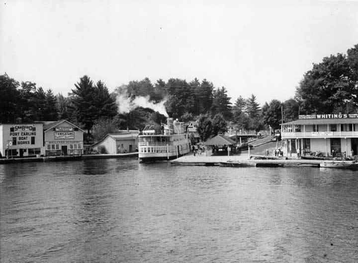 The Sagamo in the Port Carling Locks, Muskoka Lakes