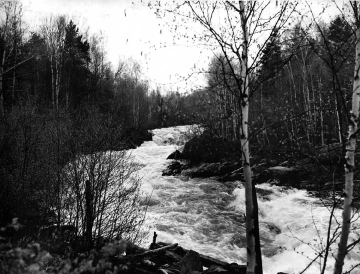 Falls on the Petawawa River, between Cedar and Catfish Lakes