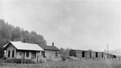 Wardsboro, Vermont Station, Central Vermont Railway,  after the flood of November 4, 1927