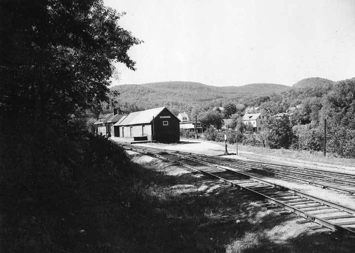 A view of the station at Morin Heights