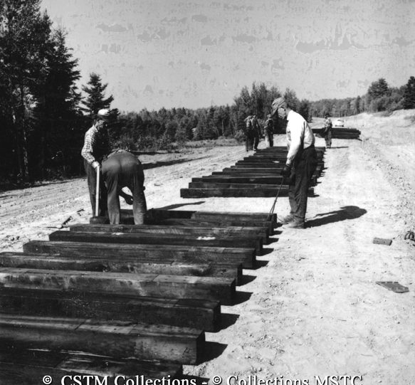 Construction of a spur line for Scott Maritime Pulp Ltd.