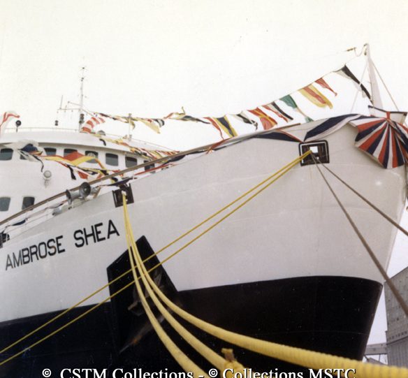 Official launching of ferry MV Ambrose Shea, servicing Newfoundland