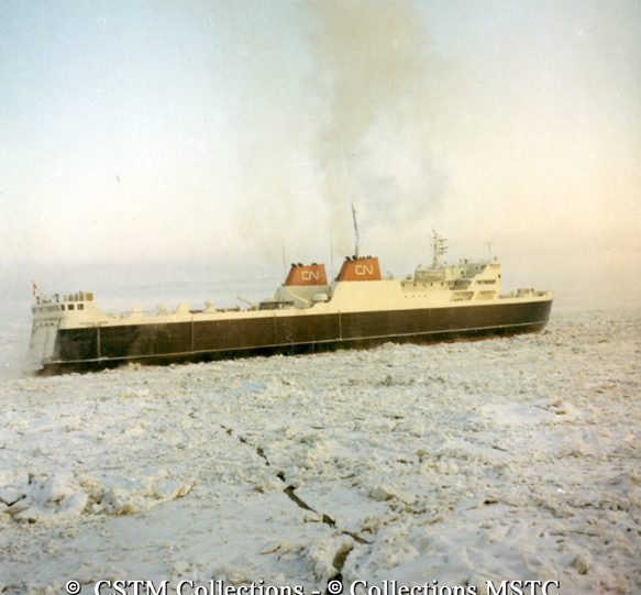 MV Frederick Carter on its maiden voyage from Quebec City to Newfoundland