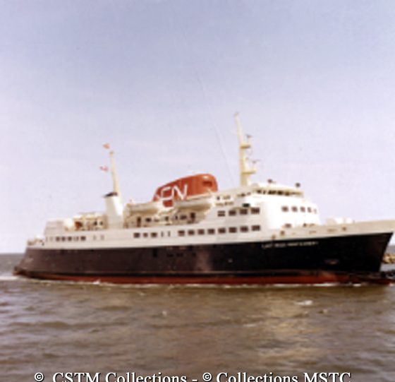 MV Lucy Maud Montgomery coming into Cape Tormentine