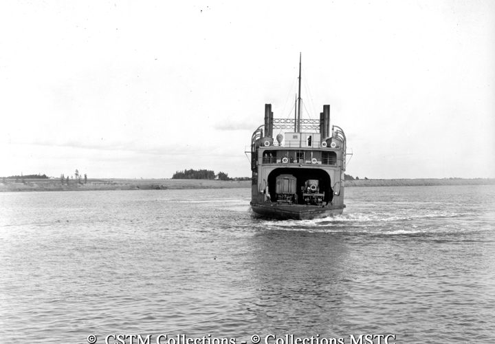 View of the Mulgrave ferry from the rear