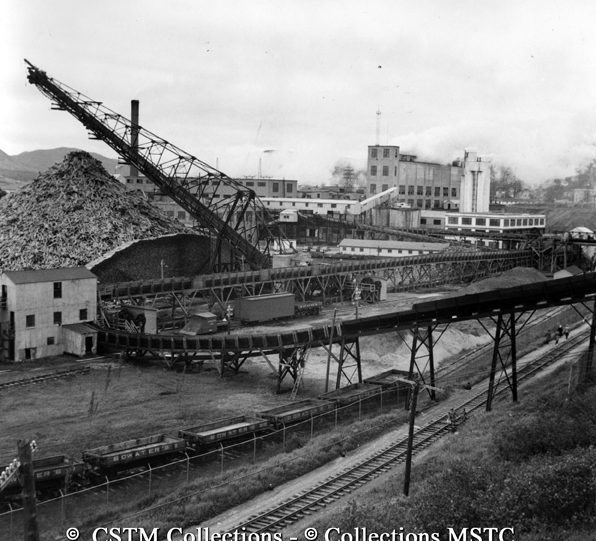 Exterior of Bowater’s Newfoundland Pulp and Paper Mills Limited