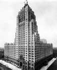 Exterior view of the Fisher Building, Detroit